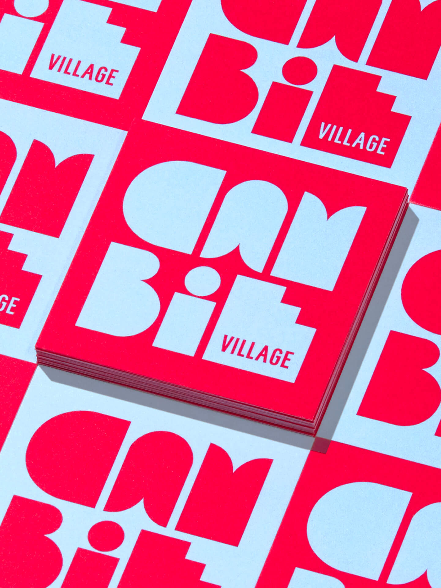 cambie village brand identity and business card